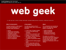 Tablet Screenshot of garethrushgrove.com